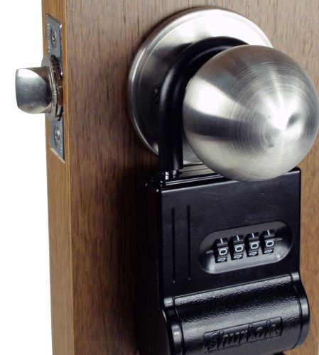 NEW Black ShurLok Key Storage Lock Box 4 Digit Combo-Real Estate Realtor Lockbox