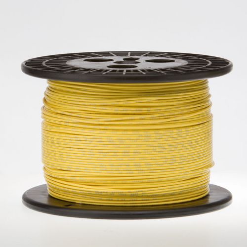 20 AWG Gauge Stranded Hook Up Wire Yellow 250 ft 0.0320&#034; UL1007 300 Volts