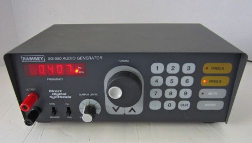 RAMSEY SG-550 Synthesized Audio Signal Generator