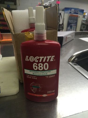 *new* loctite 680 250ml retaining compound high strength 8.45floz   exp 12/2017 for sale
