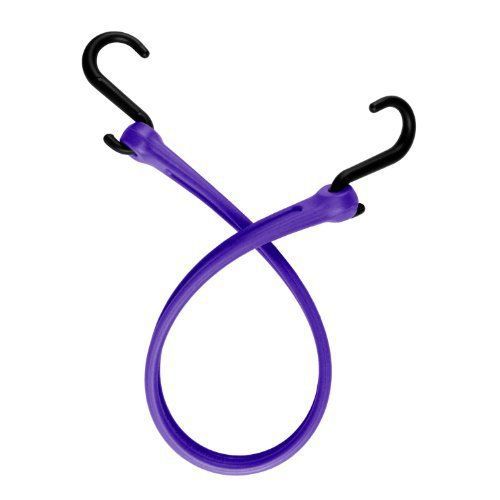New the perfect bungee 19-inch easy stretch strap with nylon s-hooks  purple for sale