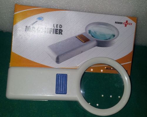 5Led Magnifier Handheld Magnifier Magnifying Glass Handle