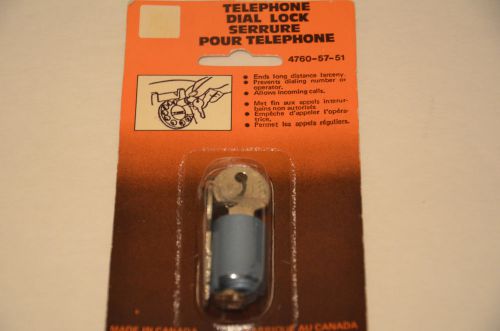 Ilco UNICAN Vintage Rotary Telephone Dial Lock 4760-57-51