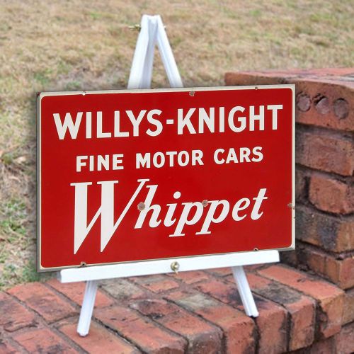 Vintage Jeep Willys Whppet weathered antique look metal wall decor for garage