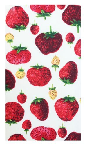 Strawberry Cotton Checks Presenter &amp; Holder Waitstaff Organizer Server Book