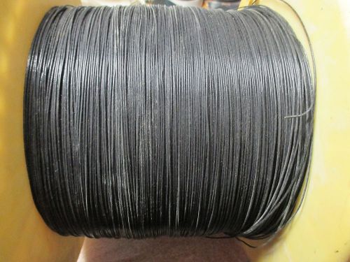 22 awg. M16878 wire with PTFE wrap jacket Black 7/30str. 4250ft.
