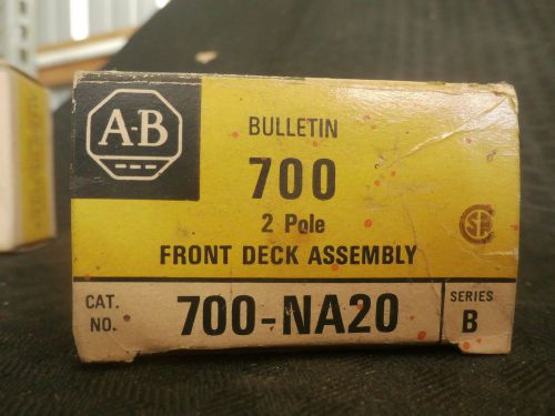 Allen-Bradley 700-NA20 2 Pole Front Deck Assembly