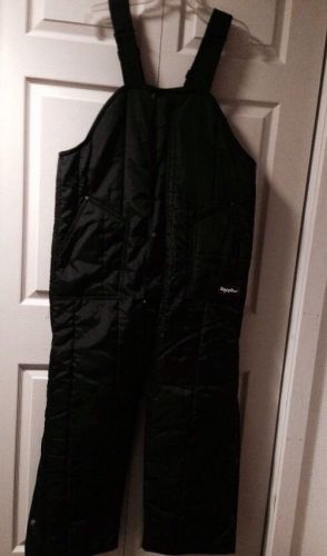 Refrigiwear Overalls Size XL Black style 0385R coveralls bibs winter nice