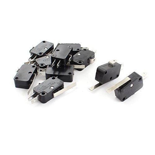 10 x Micro Limit Switch Long Straight Hinge Lever Arm SPDT Snap Action