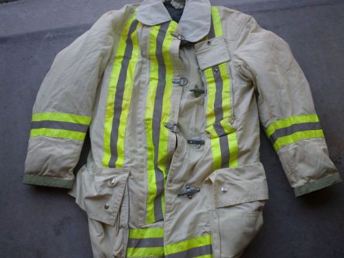 44x35 - Globe Men Firefighter Jacket Turnout Bunker Fire Gear #6 Halloween