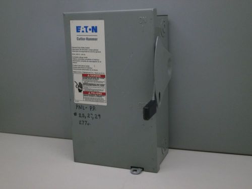 Cutler Hammer DG321NGB General Duty Safety Switch 30A 240V Fusible Type 1