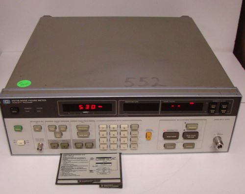 HP 8970B Noise Figure Meter w/ opt F01 CALIBRATED Hewlett Packard