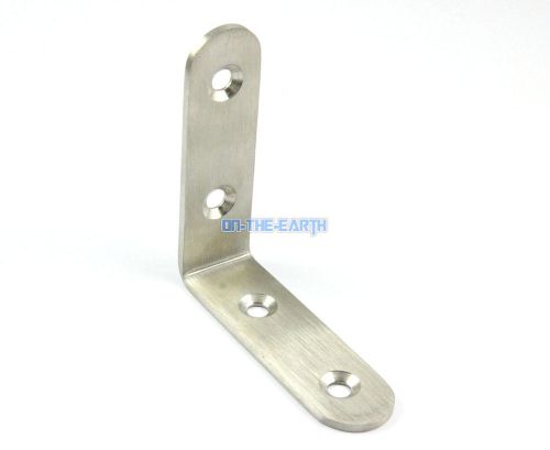 4 Pieces 65*65mm Stainless Steel Right Angle Corner Brace Bracket