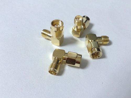 100PCS SMA male plug to RP-SMA female jack right angle in series RF connectors