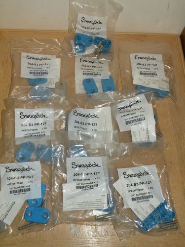 (10) swagelok 304-s3-pp-12t 3/4&#034; tubing  support kits for sale
