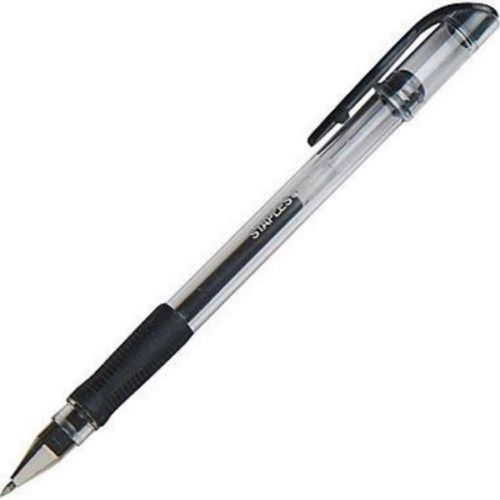 2X Staples Medium Point 0.7 Gel Stick Pens Black 11246 ------ 2 boxes of 12 each