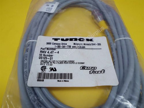 TURCK - Eurofast® Part no. RKV 4.4T-4 Cord Set - NEW