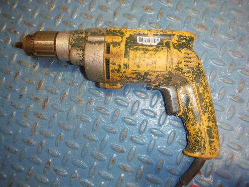 DEWALT DW223G 7 AMP CORDED 3/8&#034; VARIABLE SPEED REVERSING DRILL WITH CHUCK KEY!