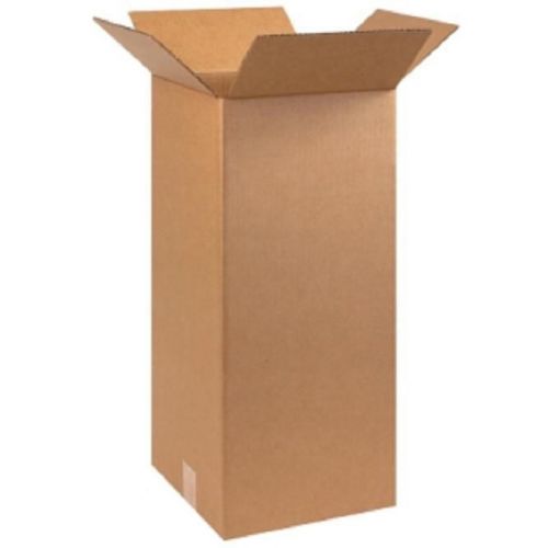 Corrugated cardboard tall shipping storage boxes 10&#034; x 10&#034; x 24&#034; (bundle of 25) for sale