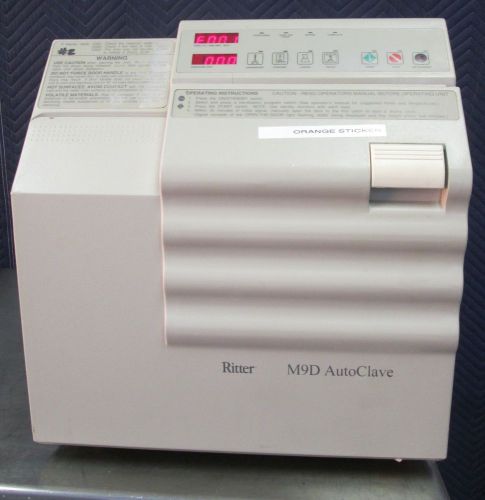 RITTER M-9 AUTOCLAVE AUTOMATIC STERILIZER WITH TRAYS