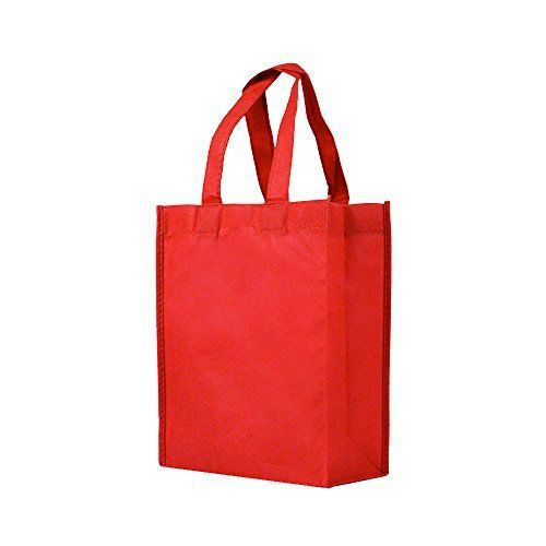 NEW Reusable Gift / Party / Lunch Tote Bags - 25 Pack - Red
