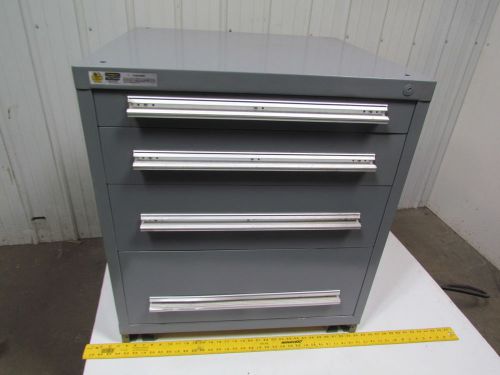 Stanley Vidmar 4 drawer industrial metal cabinet 30&#034;W x 27-3/4&#034;D x 33&#034; H