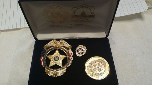 Police Inaugural Badge Box Set 2009