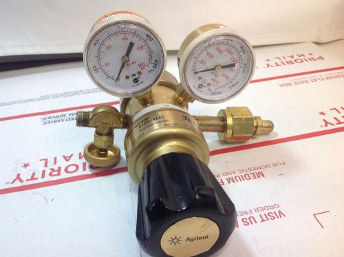Agilent Multi-Stage Gas Regulator 5183-4642 HYDROGEN shut off valve CGA 350 #1