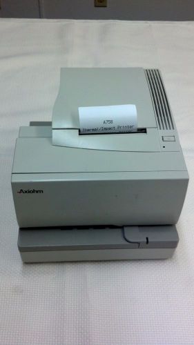 Axiohm A758-1005-0132 Point of Sale Thermal Receipt Printer-beige/cream