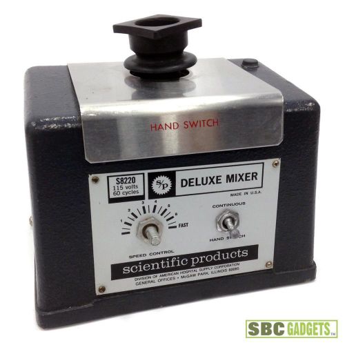 Scientific Products S8220 Deluxe Laboratory Lab Test Tube Mixer