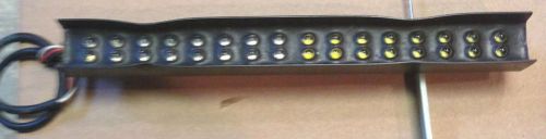 Sho-me led warning light 11.8208b/w used 8&#034; dual channel potted led&#039;s for sale