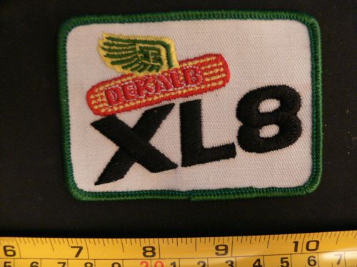 Vintage original NOS embroidered patch  DEKALB XL8 herbicide pesticide agri farm