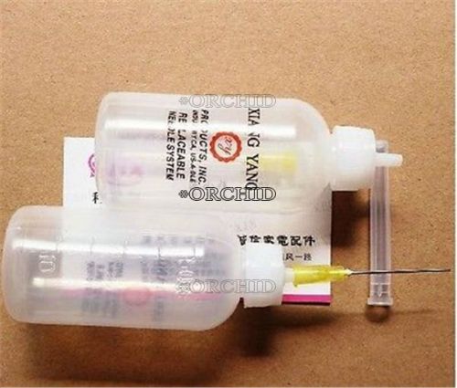 5pcs 50ml rosin flux alcohol bottle for rosin solder flux paste + 5pcs needle