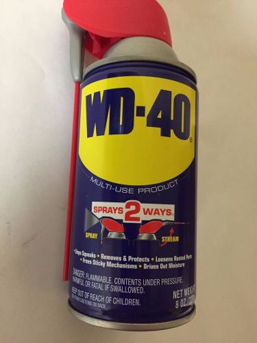 WD-40 Multi Use Product ~ Sprays and Streams ~ 8oz w/ Smart Straw ~ New Bottle