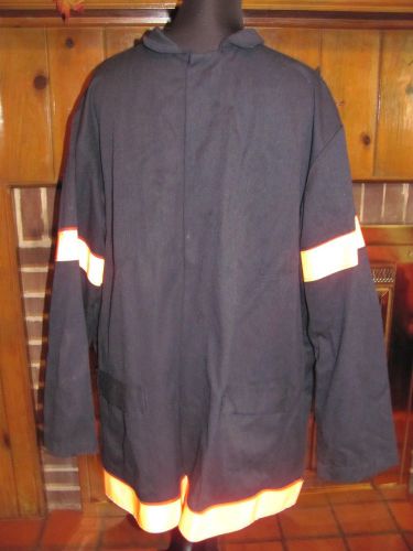 National Safety Apparel Flame Resistant Oasis Twill navy coat/ jacket, sz2XL