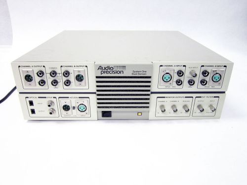 AUDIO PRECISION SYS-322A SYSTEM ONE DUAL DOMAIN AUDIO TESTER IMD AWT
