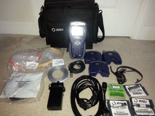 JDSU HST-3000 HST 3000 Color Screen with Sim Ethernet T1 E1 many extras