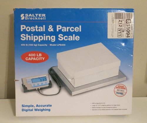 Postal and Shipping Scale 400LB Capacity NEW Salter Brecknell LPS400