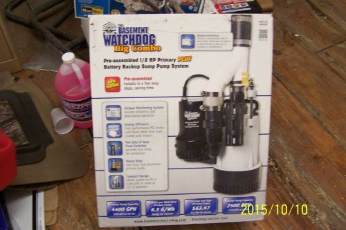 Glentronics BW4000 BWSP Basement Watchdog Primary and Back Up Sump Pump System
