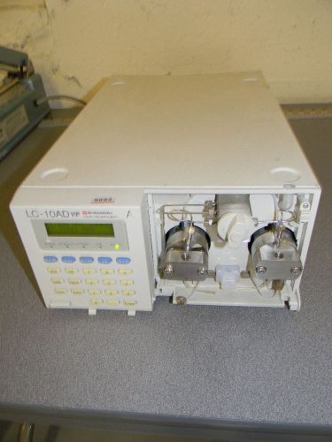 Shimadzu lc-10ad vp liquid chromatograph dual piston solvent delivery pump 120v for sale