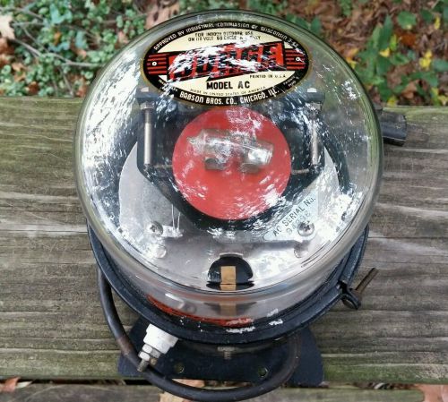 Vintage Babson Brothers The Surge Model AC Glass Electric Fence 1940&#039;s working.