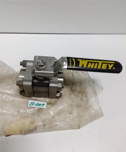 Whitey swagelok 3/4&#034; stainless ball valve ss-65tf12 for sale