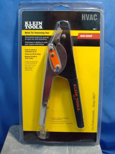 KLEIN TOOLS NYLON TIE TENSIONING TOOL (UP TO 65LBS. 15/32&#034;)*AUTO CUT OFF* 86571