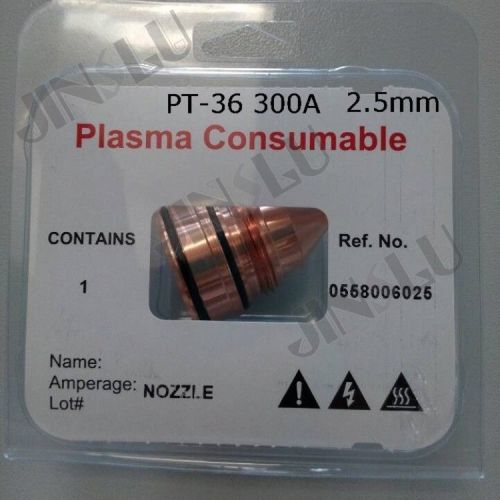 PT-36 Plasma Torch Nozzle 0558006025 300A 2.5mm 5pcs