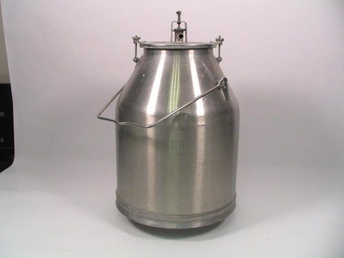 Stainless steel barm milkhouse pipeline bucket with float milking machine milk for sale