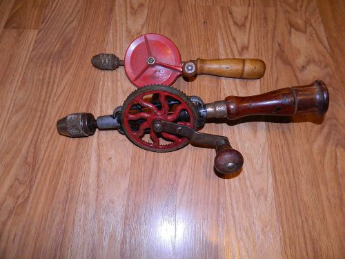 VINTAGE HAND DRILLS GOOD COND. USED    LOT OF 2