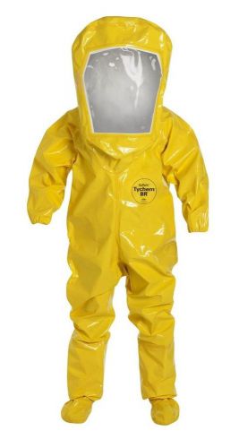 Dupont tychem white fully encap coverall suit, white, 2xl, model sl528b for sale