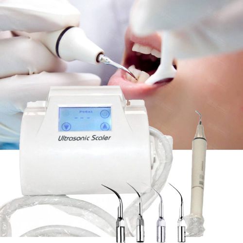 Touch Screen Dental Ultrasonic Piezo Scaler Foot pedal scaling handpiece fit EMS
