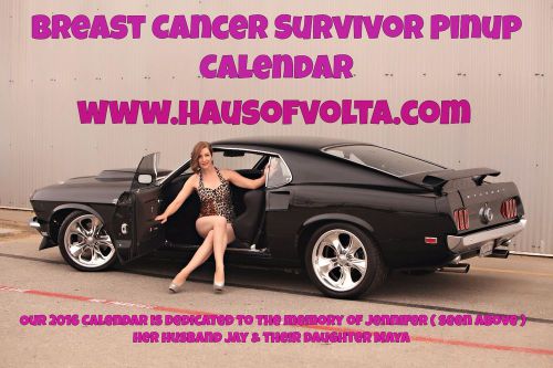 Breast cancer survivor pinup calendar 2016 for sale