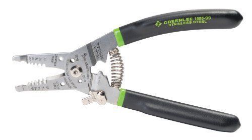 Greenlee 1955-SS Pro Stainless Wire Stripper  Cutter and Crimper Curve  10-18AWG